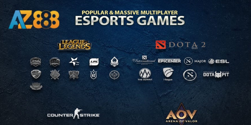 Nhiều loại hình cược thể thao Esport tại nhà cái AZ888